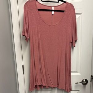 LulaRoe Dusty Rose Top